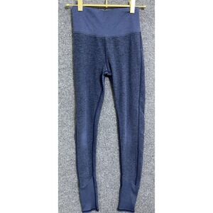 Alo Yoga Leggings Women XS Blue‎ 28" High Rise High Waist Alosoft Lounge *FLAW